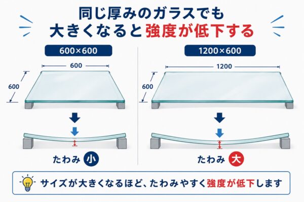 サイズの違い