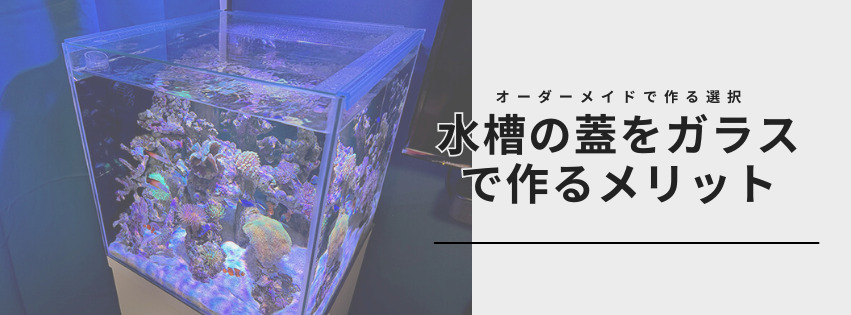 水槽の蓋をガラスで作るメリット