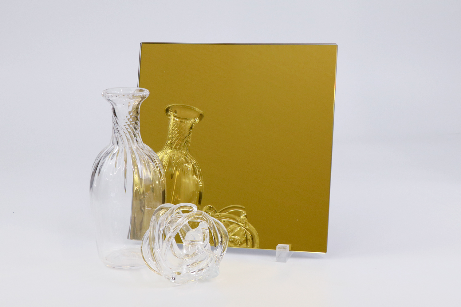 ゴールドイエローミラー商品写真（色味）