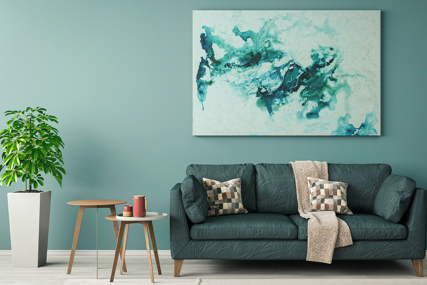 イメージ画像（グリーンメインカラーの部屋）