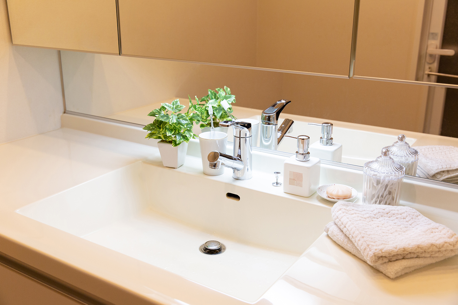 イメージ画像（グリーンのある洗面）