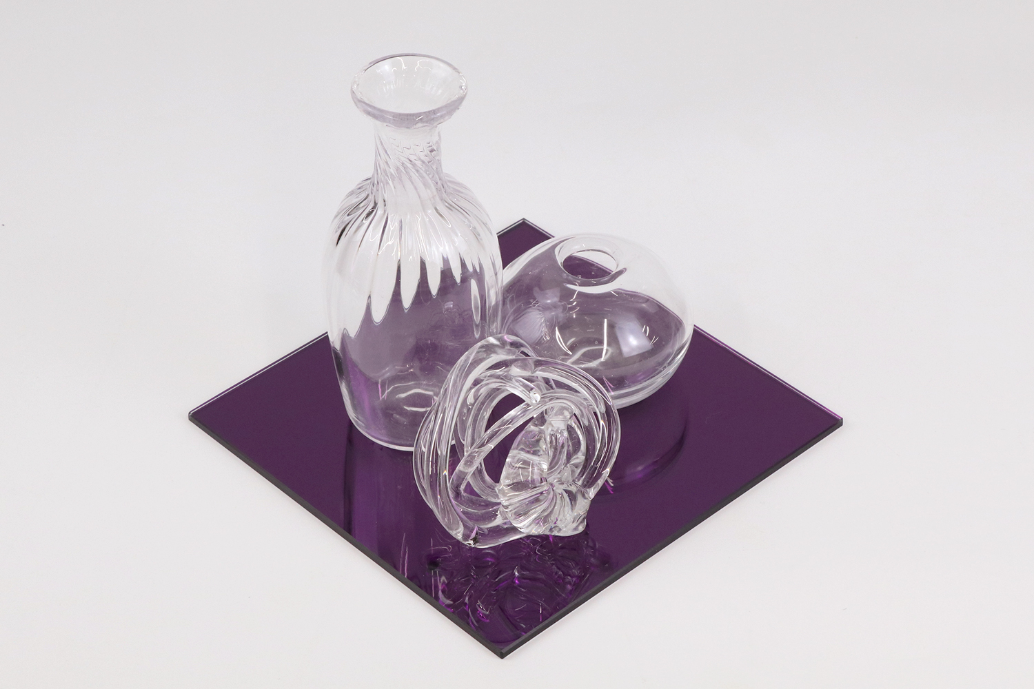 ディスプレイ台（ピュアパープルミラー）