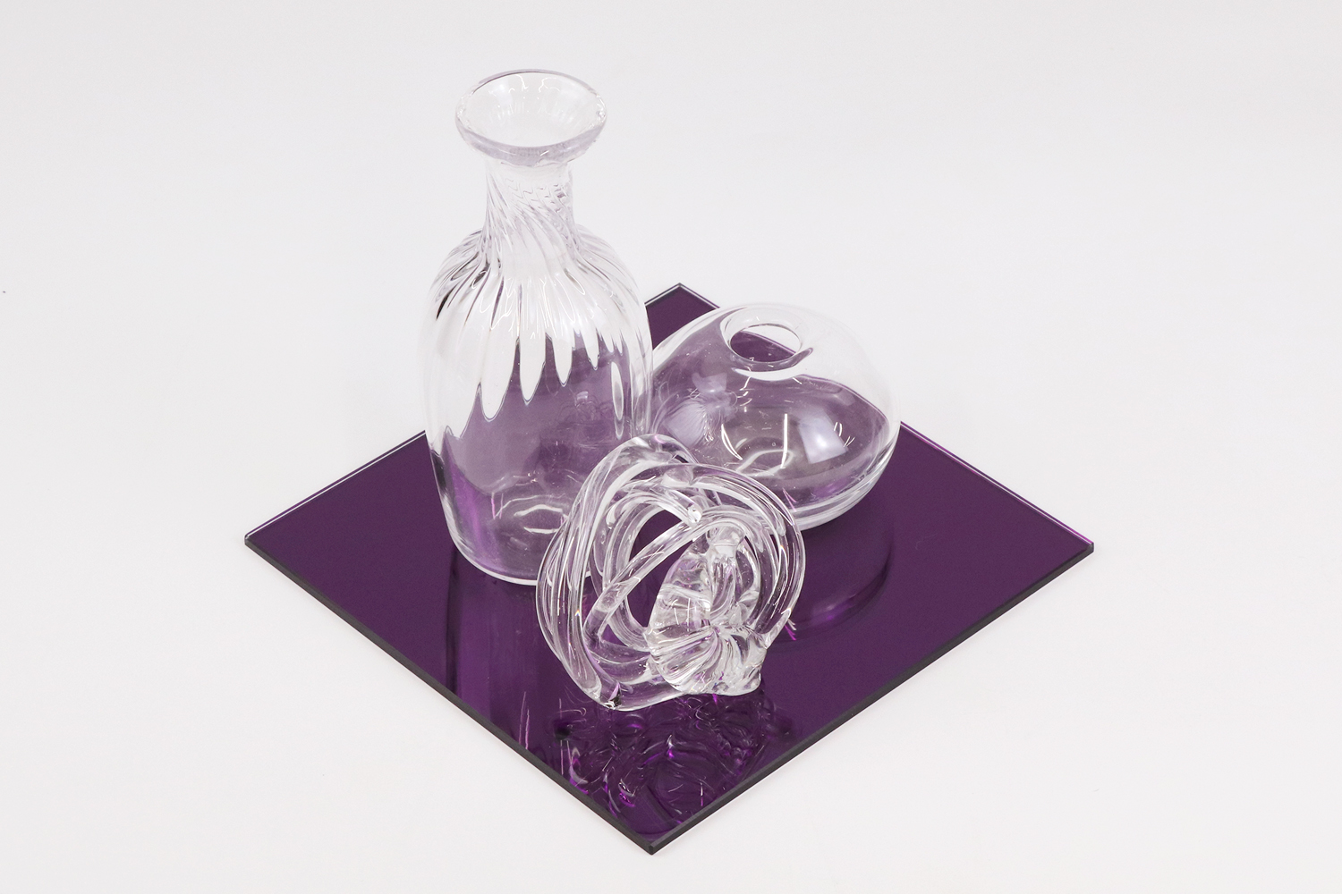 ディスプレイ台（ピュアパープルミラー）