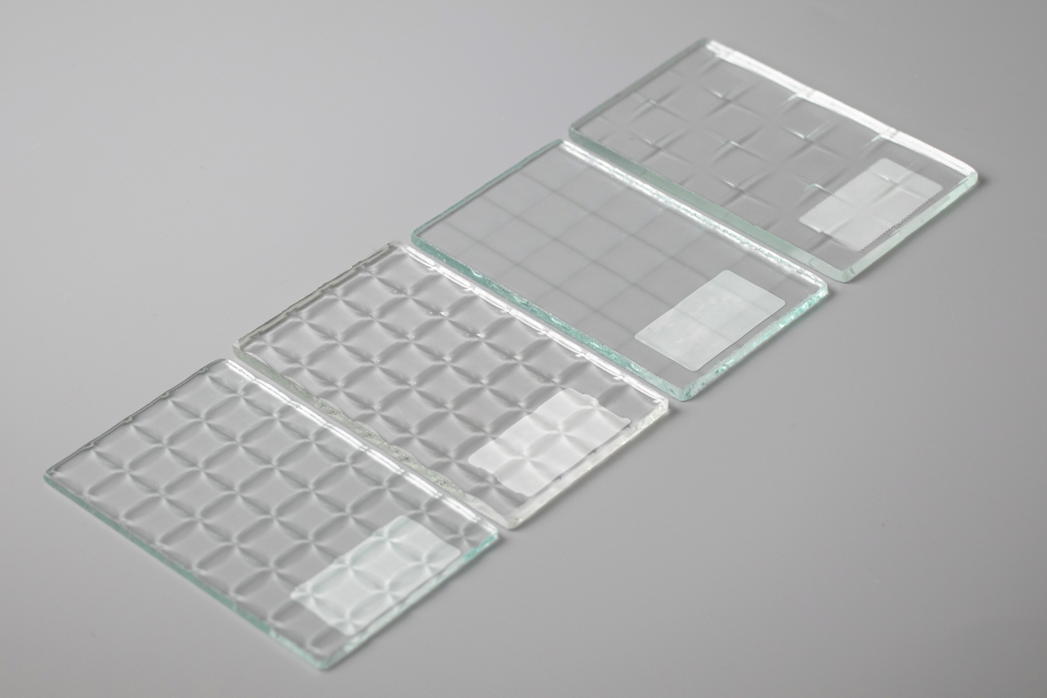 ピラミッドクリア代替品ガラス一覧（ザラ面斜め）